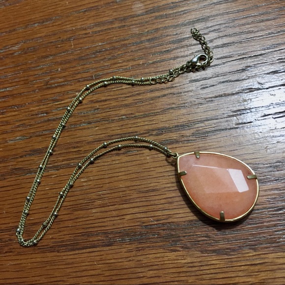 Jewelry - Peach Pendant Necklace